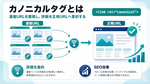 カノニカル（canonical）タグとは？意味・SEO効果・設定方法・noindexとの違いを完全解説